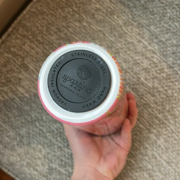 Spartina 449 Stainless Steel 22 ounce Tumbler Cup Travel Mug Queenie Pink - Picture 6 of 8